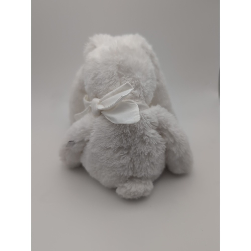 Dimpel 11" Lovey Soft White Bunny Plush - Picture 4 of 6